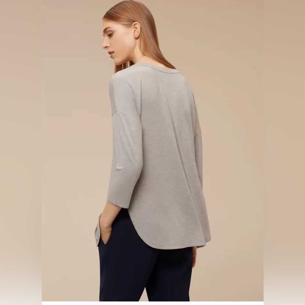 NWT Aritzia Babaton ‘Norris’ Long Sleeve Tee - Picture 5 of 7